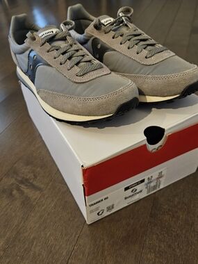 Saucony Men's Gray Trainer 80 Sneakers